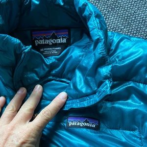 Patagonia nano puff jacket xs teal like new